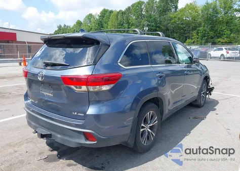 2018 Toyota Highlander Le Plus из США, поврежденный, VIN 5TDBZRFH3JS806347